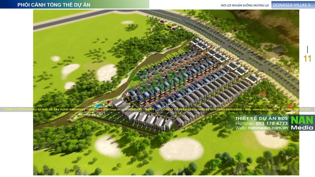Thiết kế dự án bất động sản- Khu Dân Cư Donasea Villas 5- Phú Quốc- Nanmedia