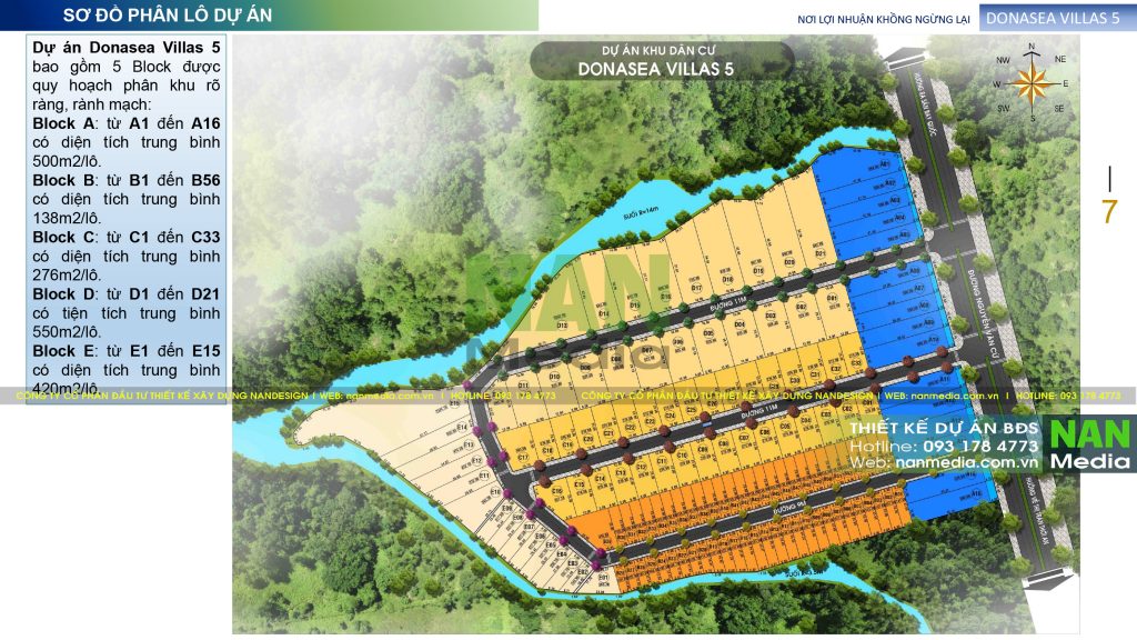 Thiết kế dự án bất động sản- Khu Dân Cư Donasea Villas 5- Phú Quốc- Nanmedia